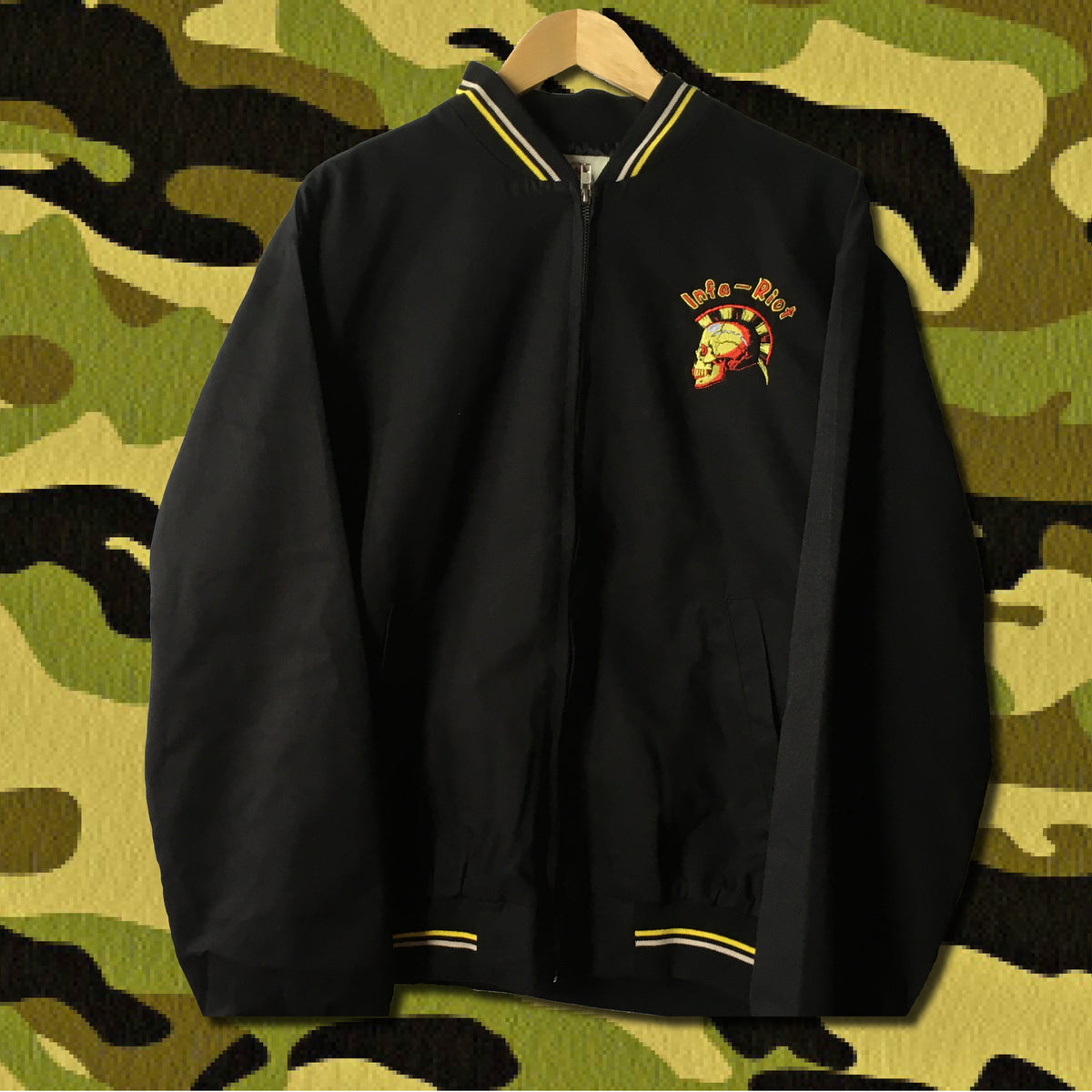 Infa-Riot - Embroidered Monkey Jacket – Mainstage Merch