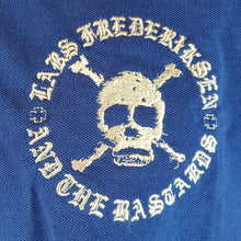 Lars Frederiksen & The Bastards - Royal Blue Polo with White Trim and White Embroidery