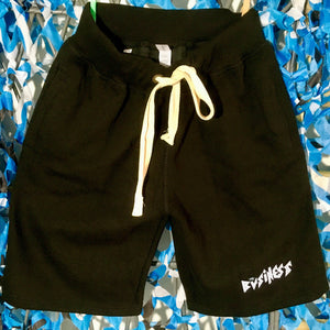 The Business - Embroidered  Black Shorts