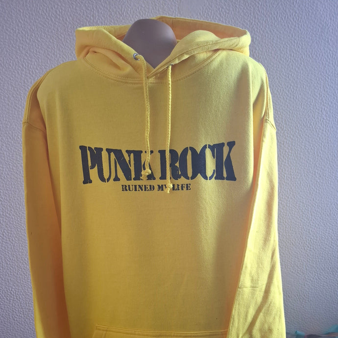 Control - Yellow -  Punk Rock Ruined My Life - Hoodie