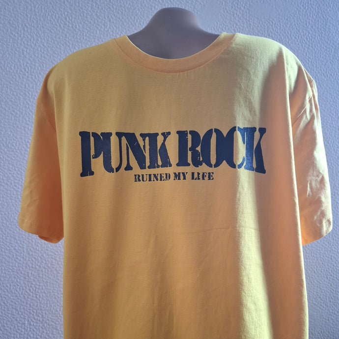 Control - Yellow -  Punk Rock Ruined My Life - Tee