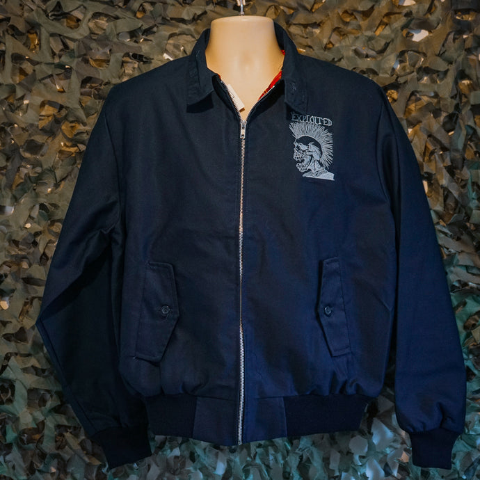 The Exploited - Navy Harrington Jacket