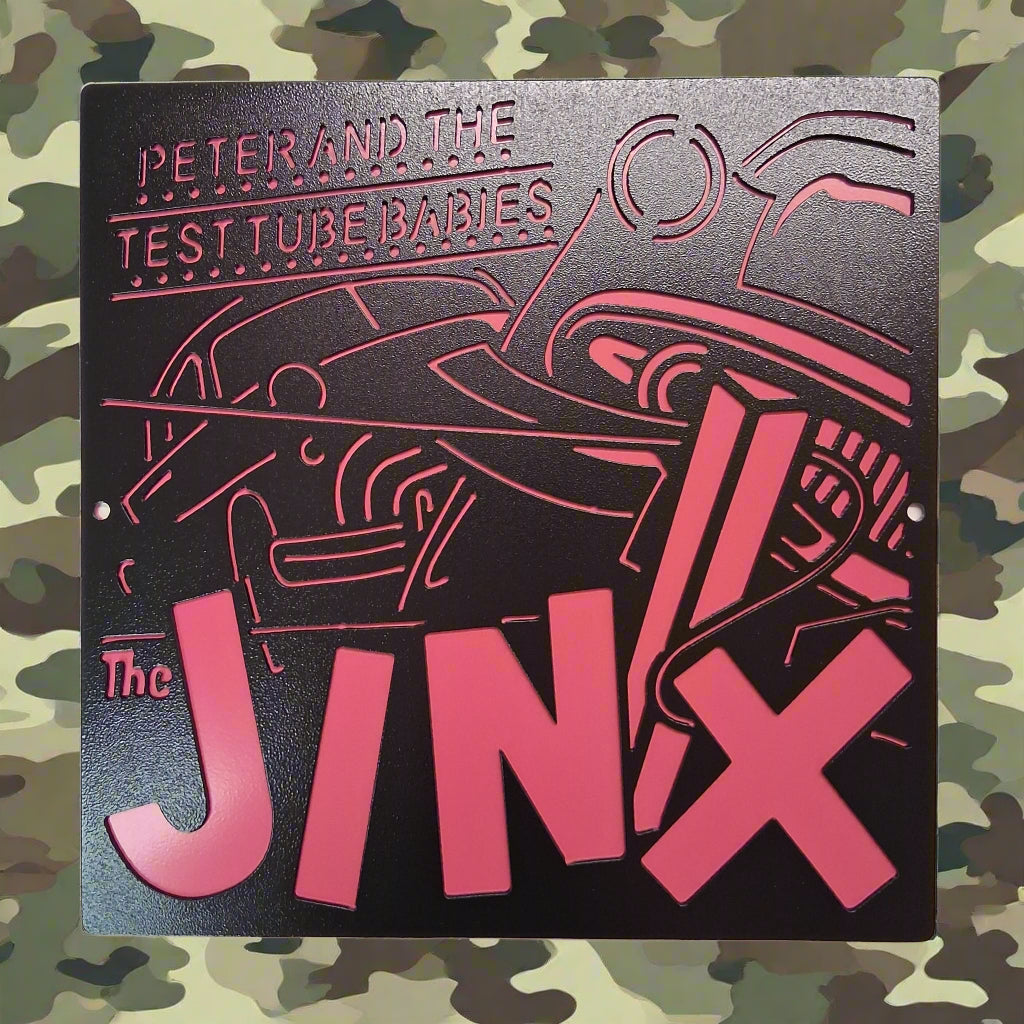 Peter & The Test-Tube Babies - Jinx - Metal Wall Art