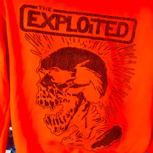 Exploited  - Mens Orange Hoodie
