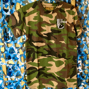 The Oppressed -  Camouflage Tee with embroidered logo