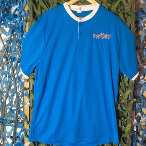 The Business - Sky Blue Tee with white trim