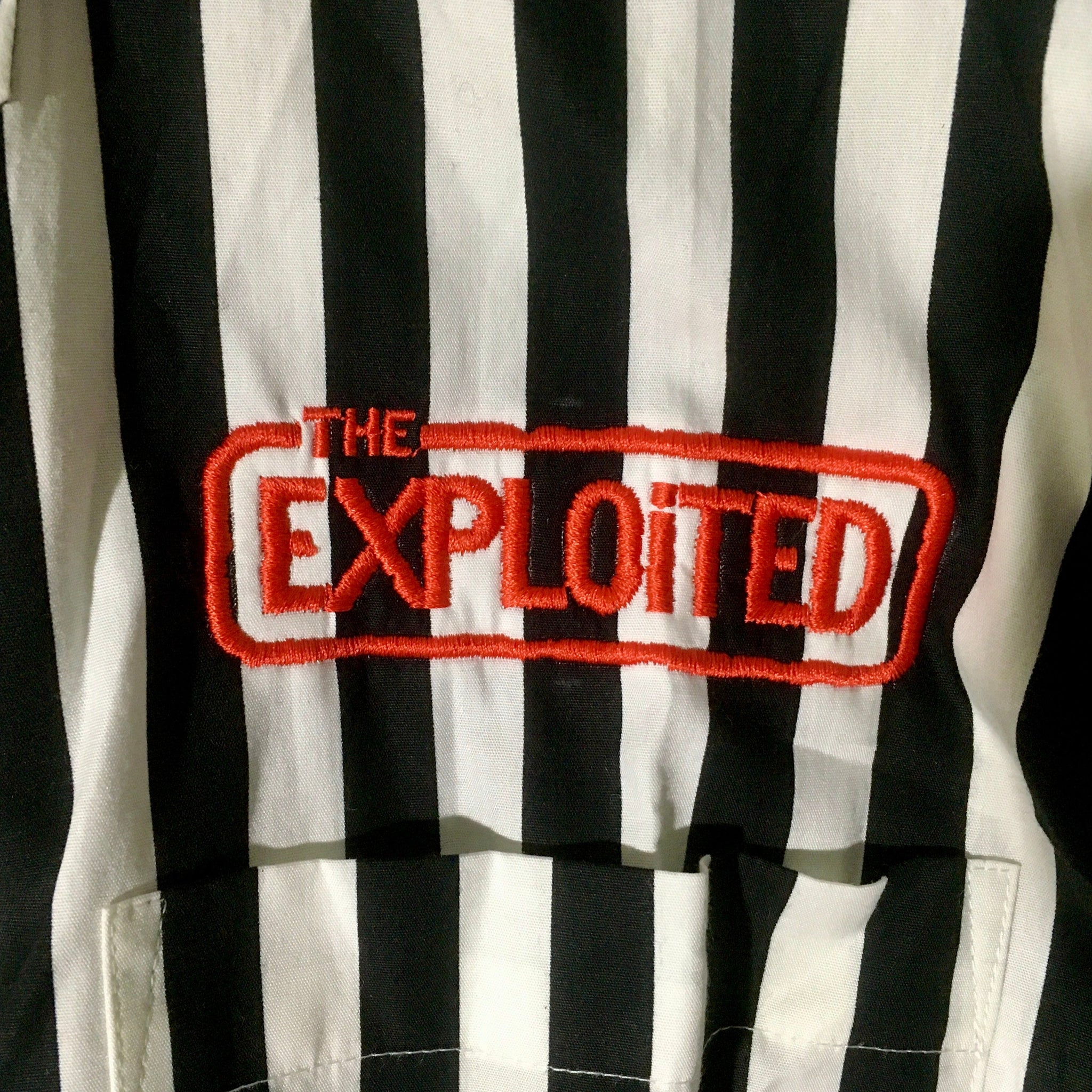 Expl0ited Merch The Exploited - Black and White Shirt – Mainstage Merch