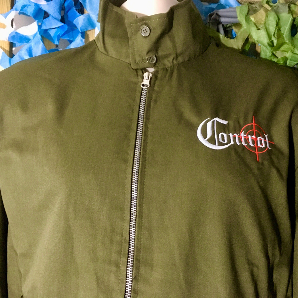 Control - Olive Green Harrington – Mainstage Merch
