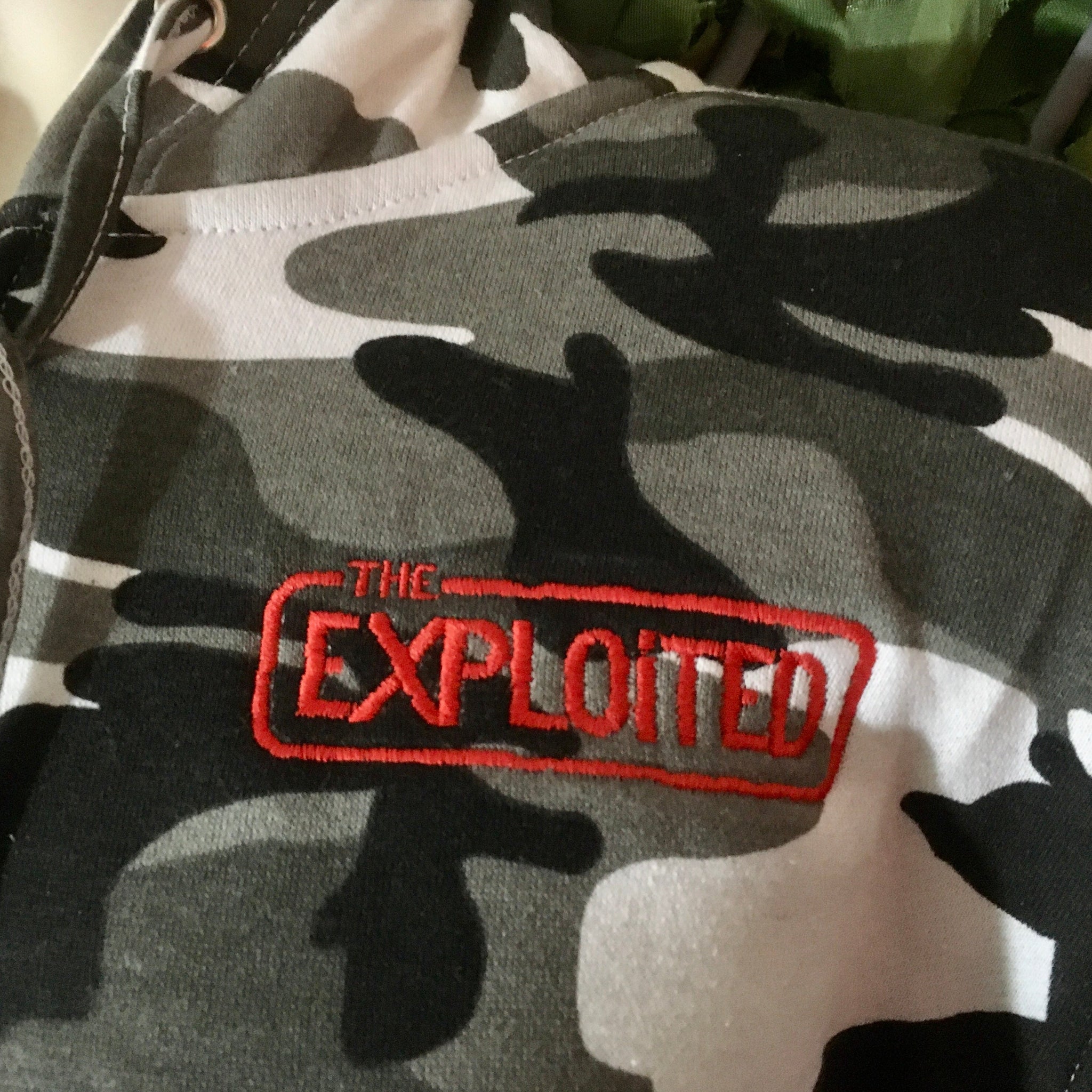 Expl0ited Merch The Exploited - Urban Camo Zip Hoodie – Mainstage Merch