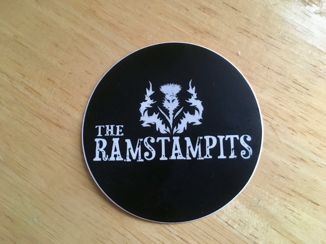 The Ramstampits - Thistle  Logo Sticker