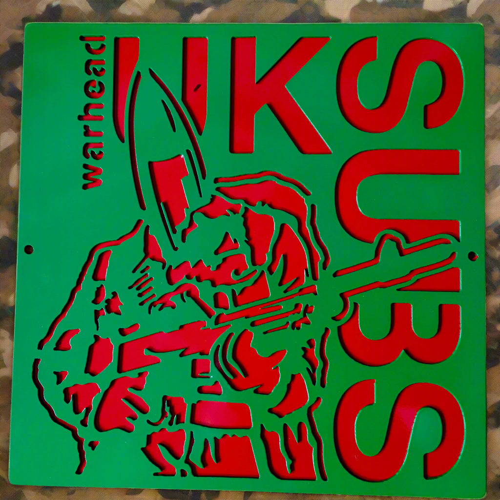 UK SUBS - Warhead  - Metal Wall Art