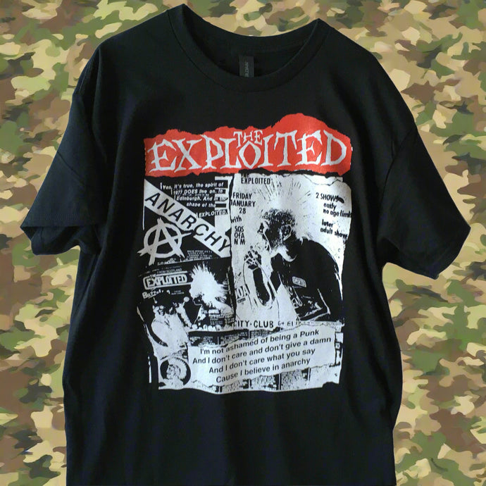 The Exploited  - I Believe In Anarchy - Black Tee