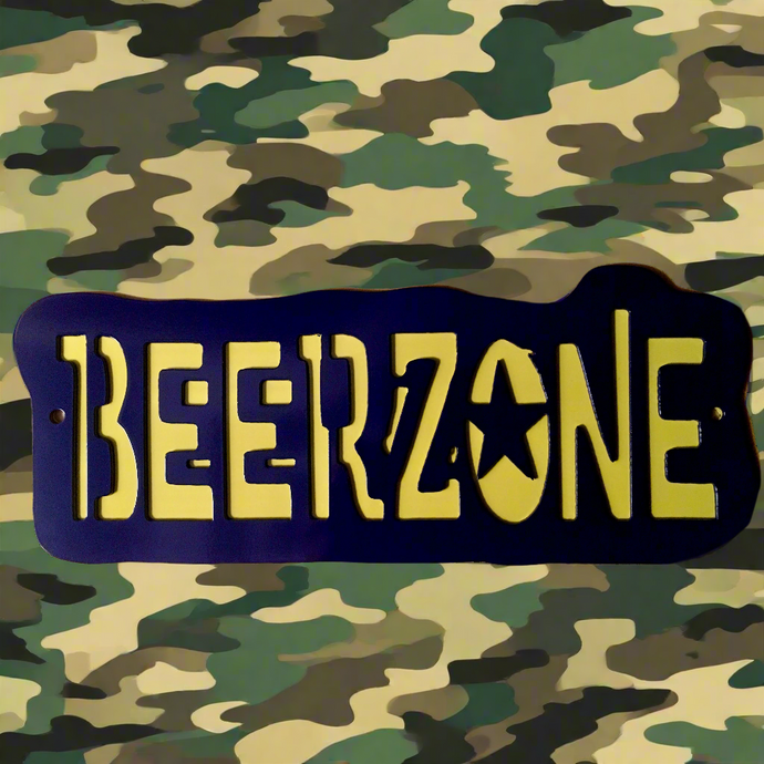 Beerzone  - Metal Wall Art