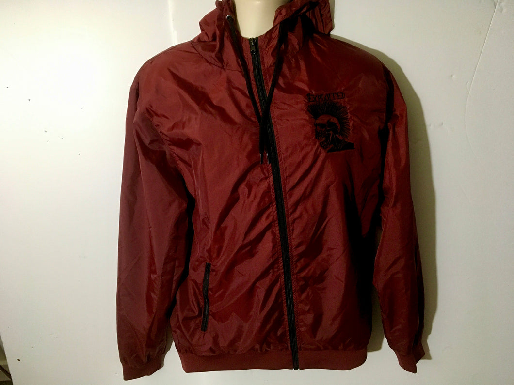 The Exploited - Burgundy Wind Runner Jacket