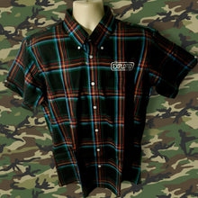 The Exploited - Short Sleeve Men’s Black Check Shirt