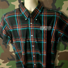 The Exploited - Short Sleeve Men’s Black Check Shirt