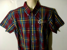 Control - Burgundy Yellow Blue Check  Shirt