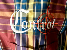 Control - Burgundy Yellow Blue Check  Shirt