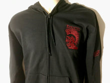 The Exploited  - Zip Hoodie with double embroidery