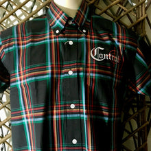 Control - Short Sleeve Men’s Black Check Shirt