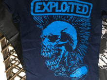The Exploited - Navy Skull Tee