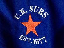 UK SUBS - Royal Blue Harrington with Back and Front Embroidery
