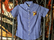 Infa-Riot - Ladies - Blue Gingham Check Shirt