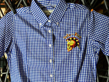 Infa-Riot - Ladies - Blue Gingham Check Shirt