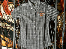 Booze & Glory - Ladies - Black Gingham Check Shirt