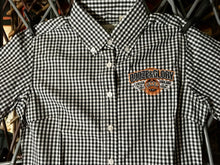 Booze & Glory - Ladies - Black Gingham Check Shirt