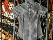 Control - Ladies - Black Gingham Check Shirt