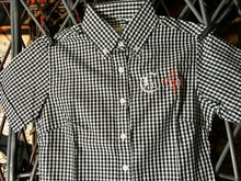 Control - Ladies - Black Gingham Check Shirt