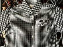 Angelic Upstarts - Ladies - Black Gingham Check Shirt