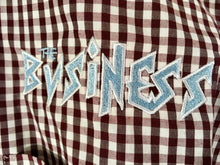 The Business - Mens - Burgundy Gingham Check Shirt