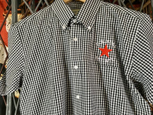 UK SUBS - Mens - Black Gingham Check Shirt