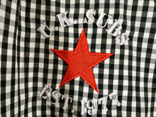 UK SUBS - Mens - Black Gingham Check Shirt