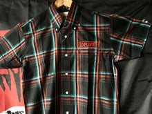 The Exploited - Embroidered Black Check Shirt