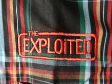 The Exploited - Embroidered Black Check Shirt