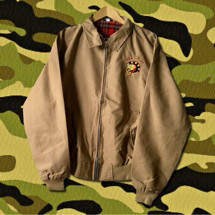 Infa-Riot - Embroidered Harrington Jacket