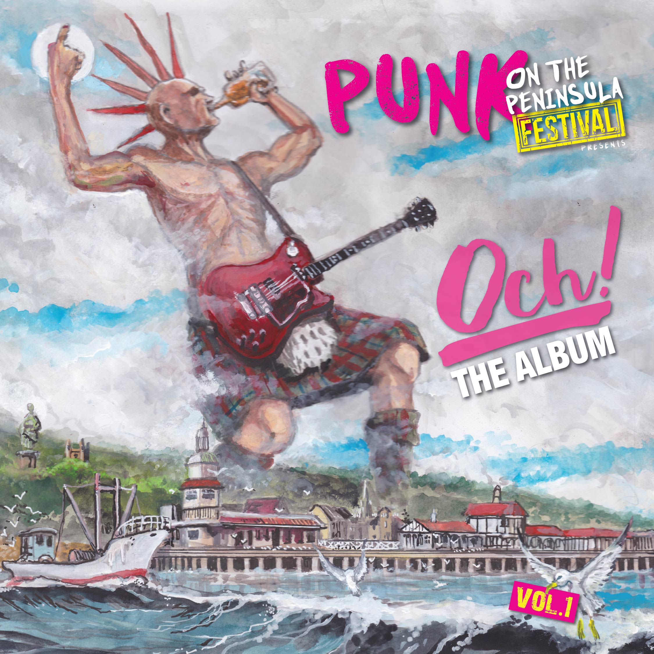OCH! THE ALBUM - Punk On The Peninsula - splatter vinyl
