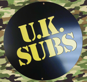 UK SUBS - Logo - Metal Wall Art