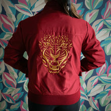 Ladies - Burgundy Tiger Jacket