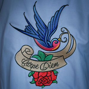Ladies - Baby Blue Carpe Diem Jacket
