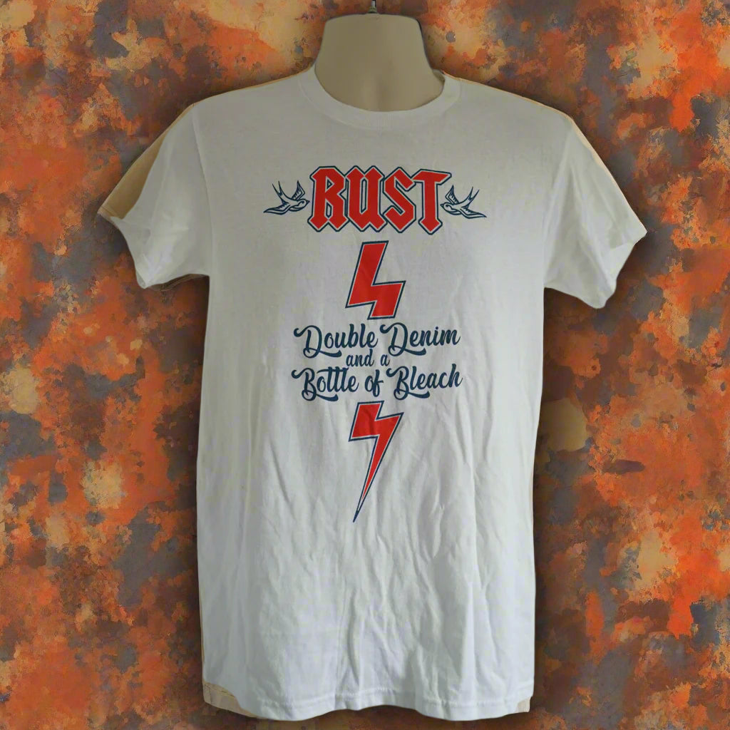 RUST - Men's White 2024 Tee – Mainstage Merch