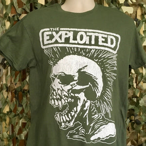 The Exploited - Skull - Khaki Tee