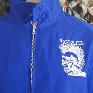The Exploited - Royal Blue Harrington Jacket
