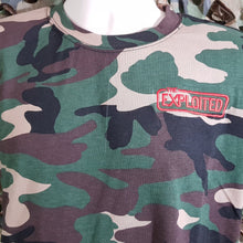 The Exploited-  Embroidered Logo on Camo Tee