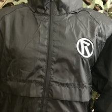 Rebellion -  Black Rain Jacket with Embroidery