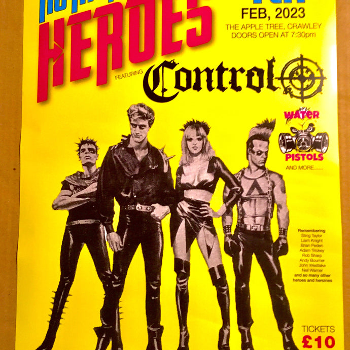 No More Heroes - A3 Sized Memorial Poster