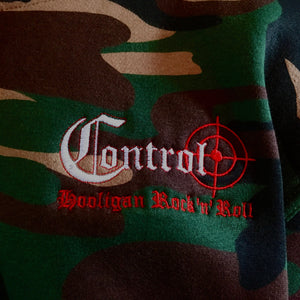 Control - Camo Hoodie with Embroidered logo